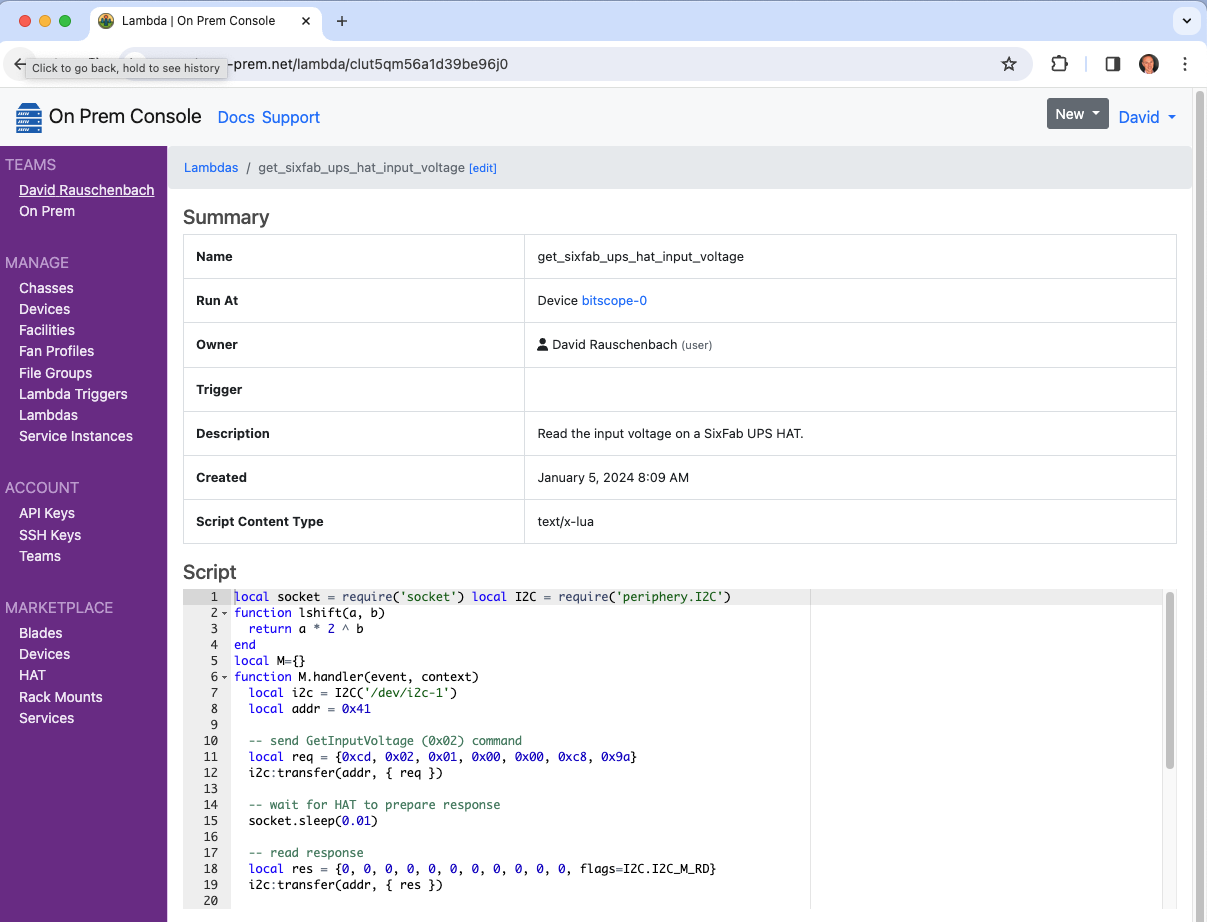 Cloud Console