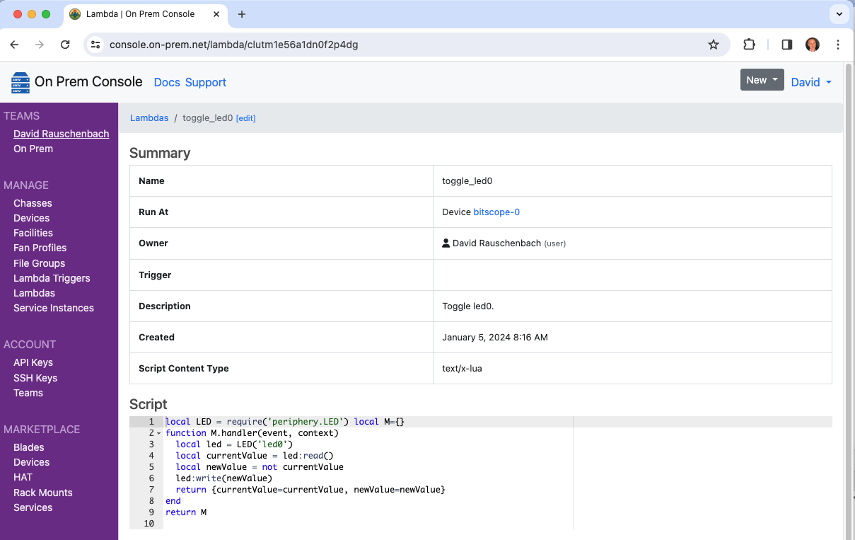 Cloud Console